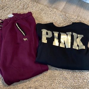 Vs pink matching outfit